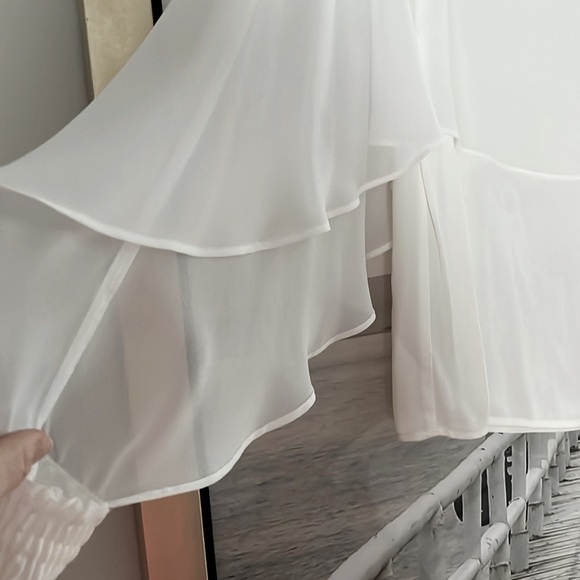 ZARA WOMEN WHITE BLOUSE - NWOT - Picture 5 of 12